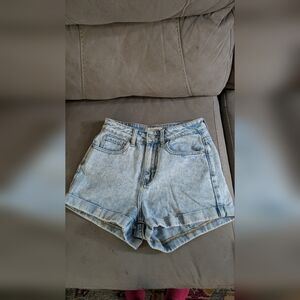 PacSun Mom Shorts Denim Cuffed Shorts